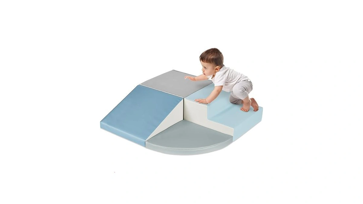 Best Choice Products Soft Foam Climbing Blocks For Toddlers, 4-piece