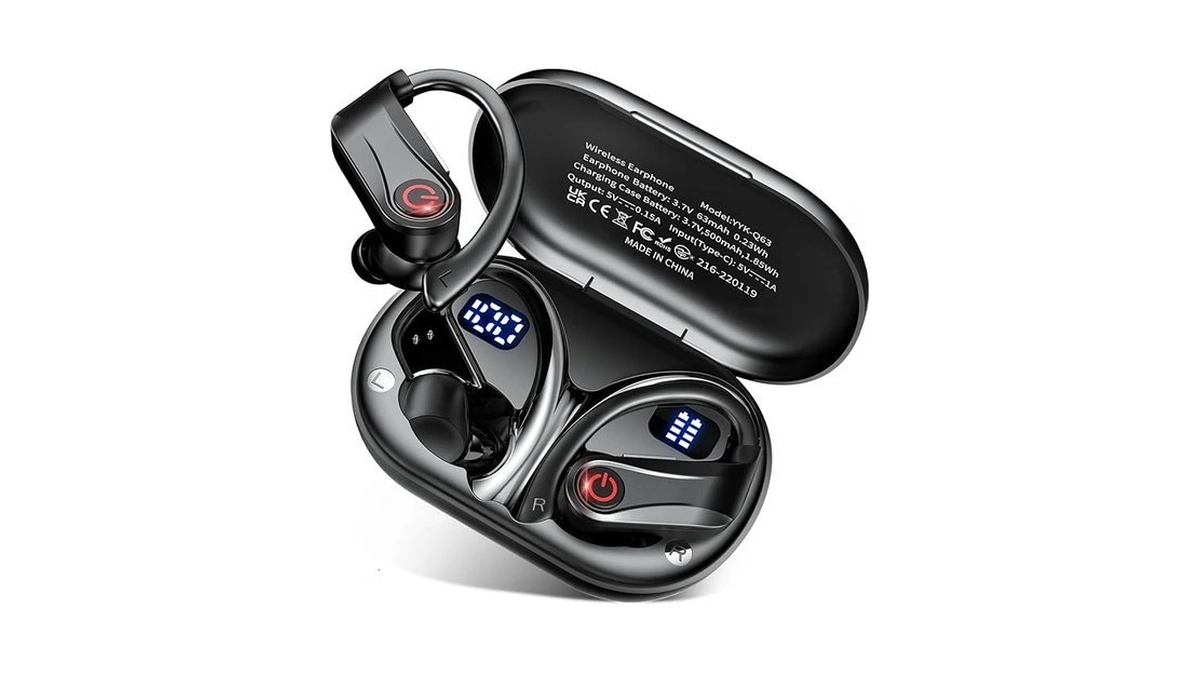 Vnmn 2026 Wireless Headphones 120hrs Bluetooth 6.1 Earbuds Sports Earhooks