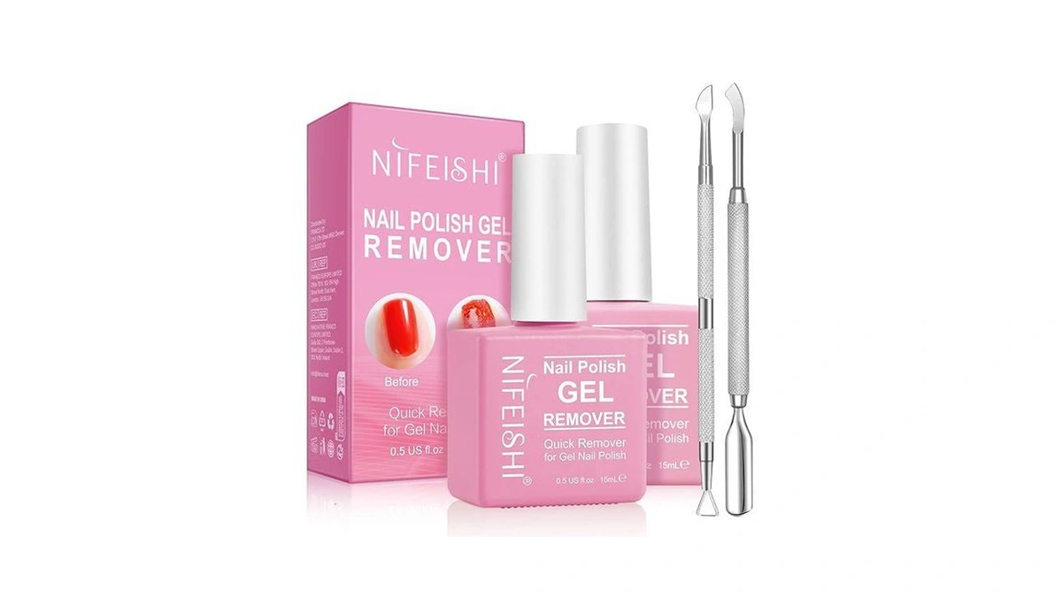 Gel Nail Polish Remover, (2pcs) Gel Polish Remover For Nails,