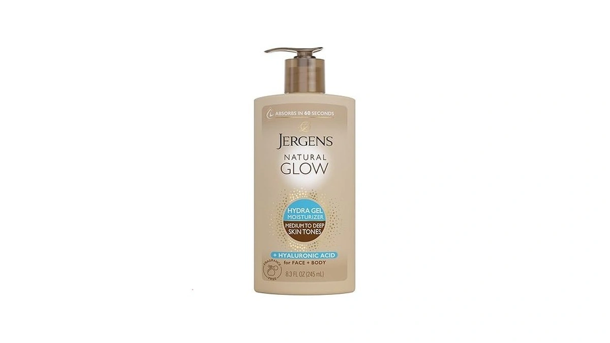 Jergens Natural Glow Hydra Gel Moisturizer, Gradual Tanning Lotion With