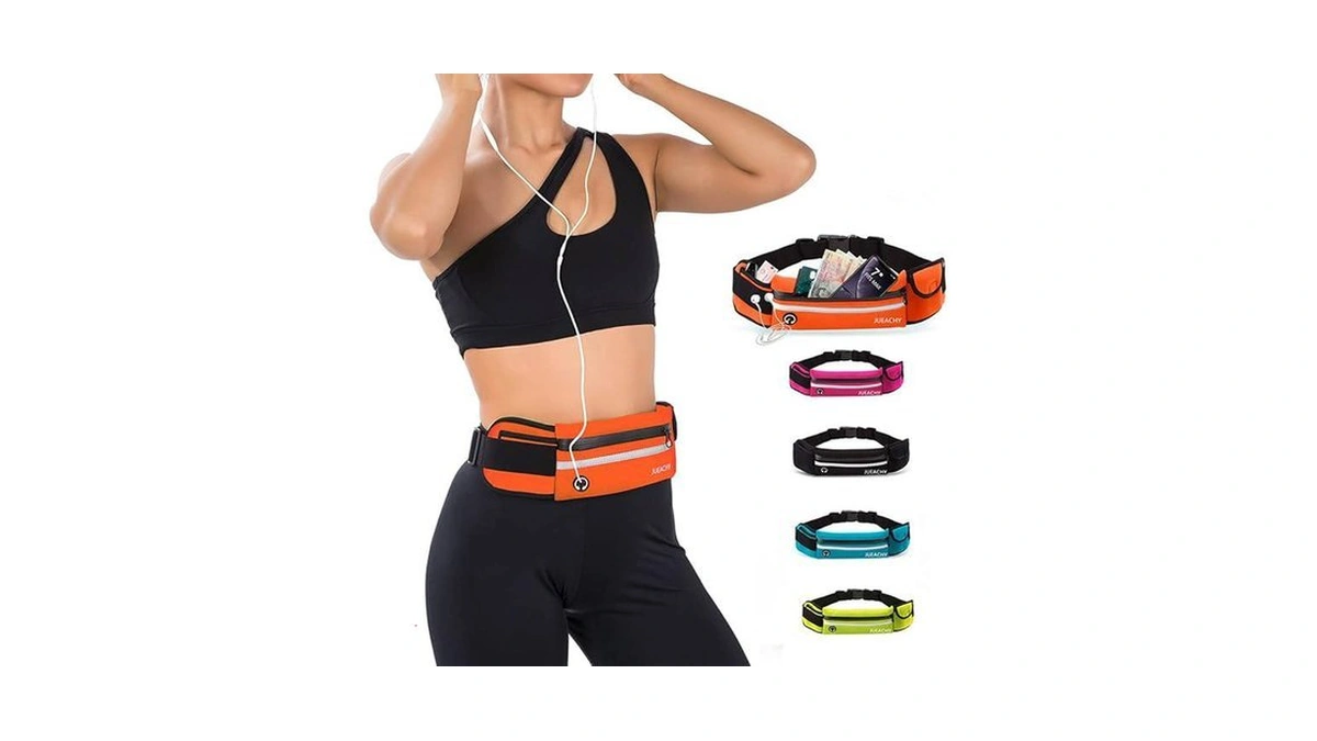Jueachy Running Belts For Women Waterproof Fanny Pack Running Waist