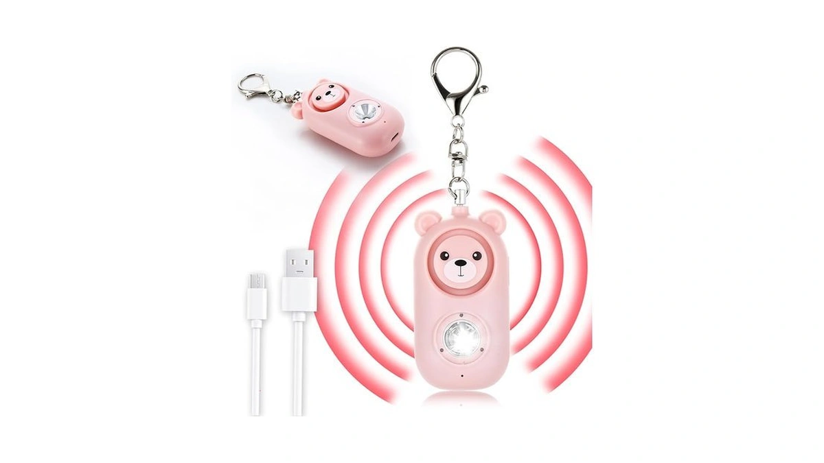 Personal Alarm For Women – 130db Loud Rechargeable With Led