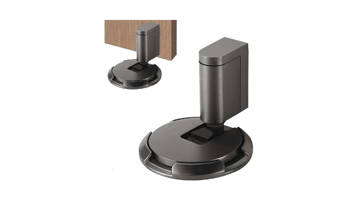 Bokynu Non Magnetic Door Catch Mechanical Floor, Door Stoppers For