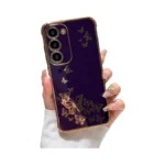 Ztofera Phone Case For Samsung Galaxy S23,luxury Plating Butterfly Lovely