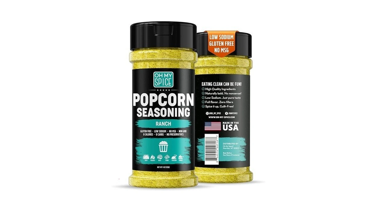 Popcorn Seasoning Ranch Seasoning Powder Mix - Gluten Free &