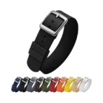 Ullchro Watch Strap Fkm Rubber Watch Strap 20mm Waterproof Silicone