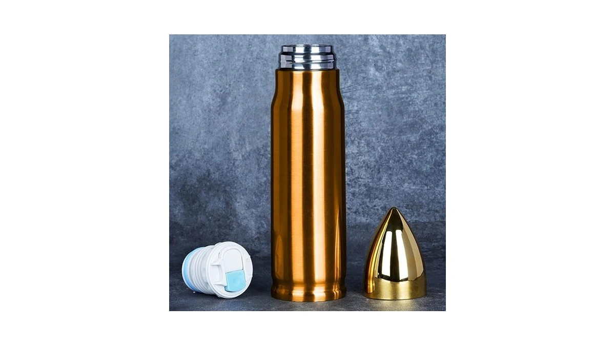 Funslive 17oz Bullet Tumbler For Men, Stainless Steel Thermos Coffee
