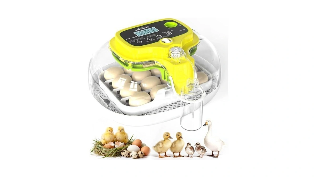 Incubators For Hatching Eggs, 16 Eggs Incubator With Auto Water