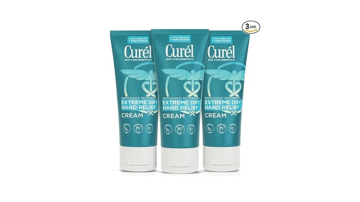 Curel Extreme Dry Hand Relief, Dermatologist Recommended, Long-lasting Cream For