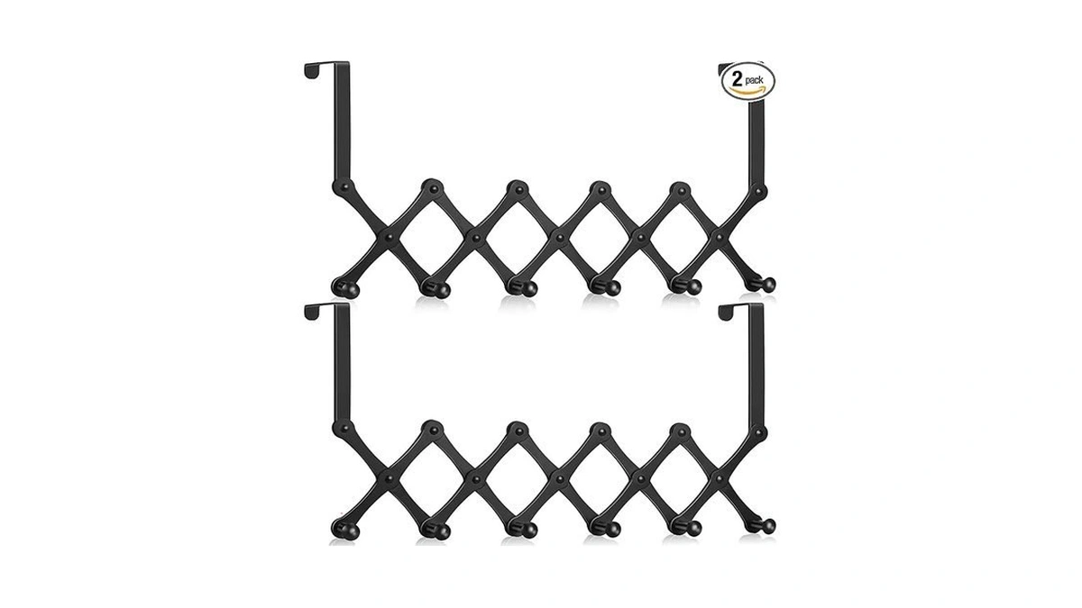 Aifacay Over The Door Hooks, Towel Racks For Bathroom, 2pack
