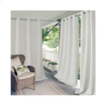 Elrene Home Fashions Connor Weatherproof Grommet Top Indoor/outdoor Solid Color