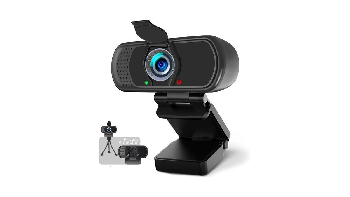 Hrayzan 1080p Webcam With Microphone, Usb Pc Camera 110-degree Wide