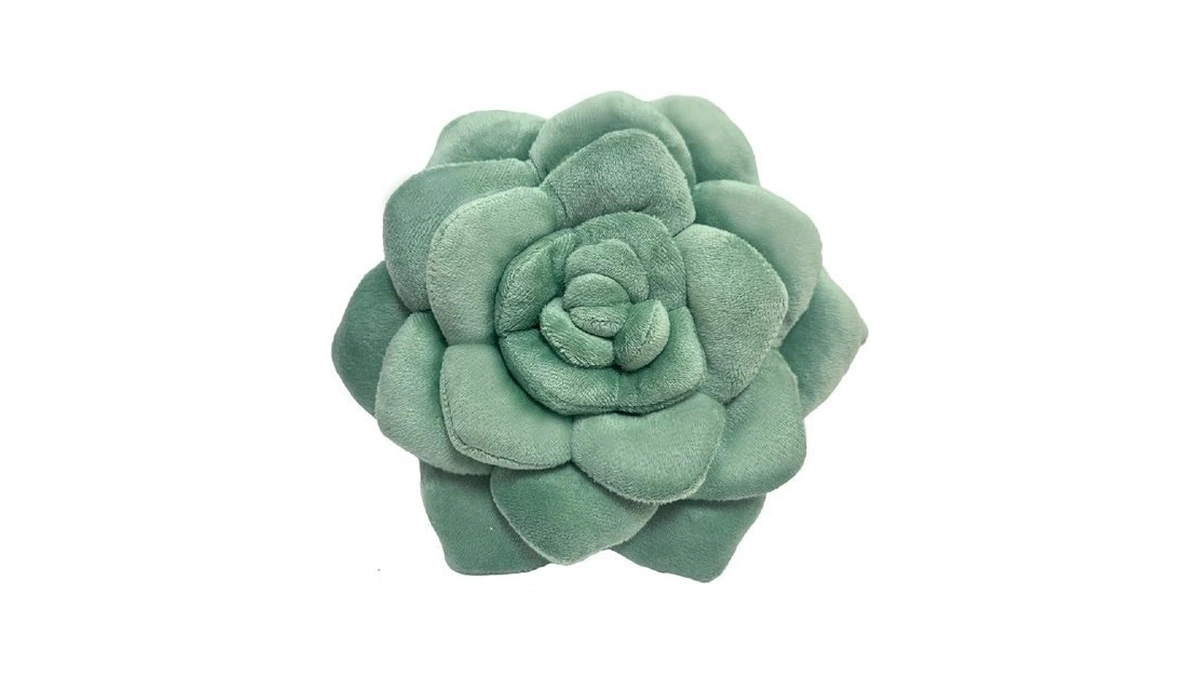 Zerzsemp Plant-inspired Pillow - Hand-stitched Plush Decorative Throw Pillow, 3d