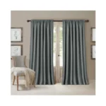 Elrene All Seasons Blackout Window Curtain Panel, Room-darkening Rod-pocket And