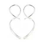 Handmade Spiral Threader Earrings, Sturdy Non-deforming Dangle Earrings For Women,