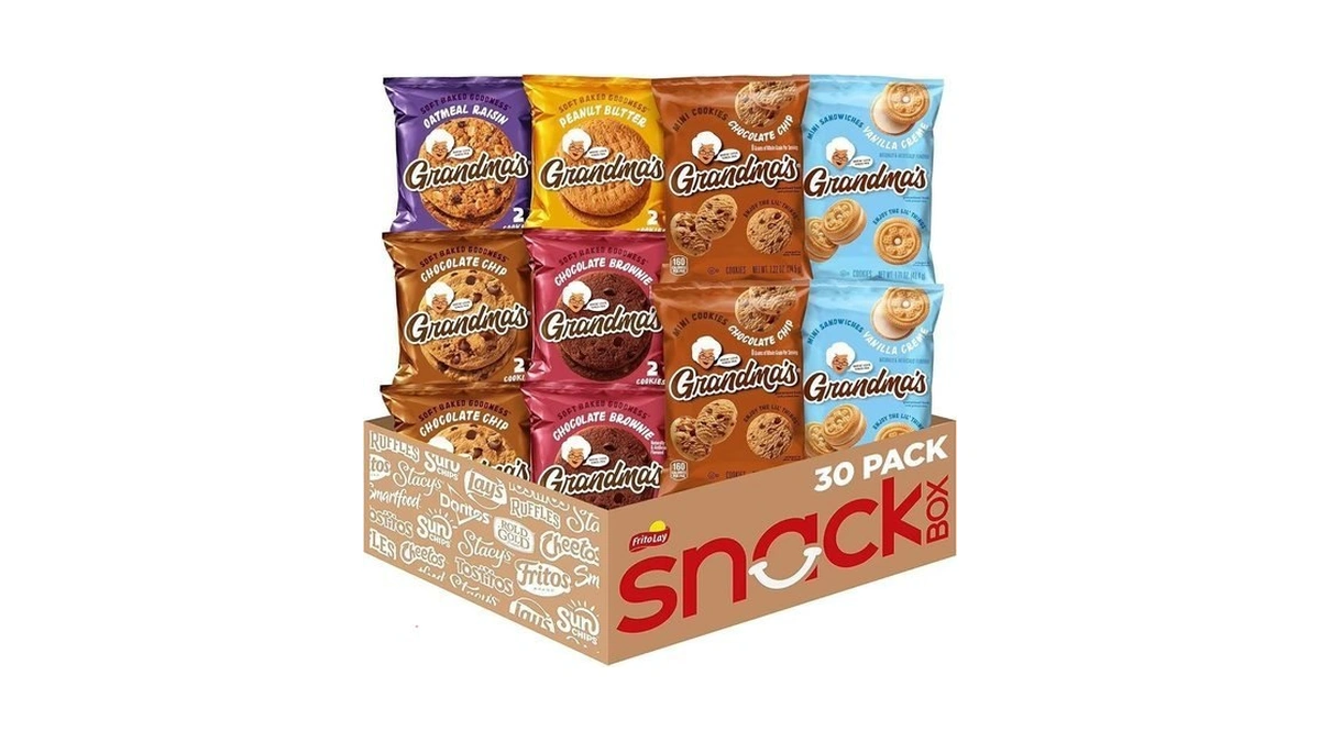 Grandma's Cookies, Variety Pack, (pack Of 30)