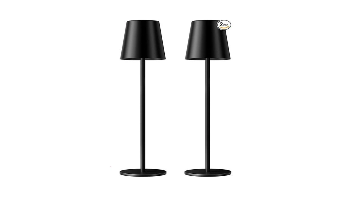 Kakanuo Cordless Table Lamp Rechargeable Black - Kk 2 Pack