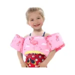 Double Couple Toddler Swim Vest With Sleeves Cartoon Adjustable Strap