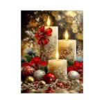 Xtcixal Christmas Diamond Art Kits For Adults, Candle Diamond Painting