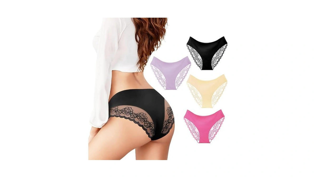 Pt Haahoos Sexy Seamless Womens Underwear No Show Panties Comfortable