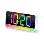 Alanas 7" Rgb Alarm Clock For Bedrooms, Dynamic Color Mood