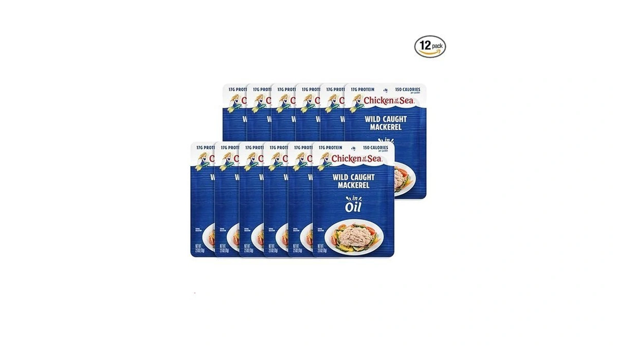 Chicken Of The Sea Mackerel In Oil, 2.5 Oz. Packet