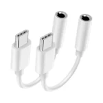 2 Pack Usb C To 3.5mm Headphone Jack Adapter For