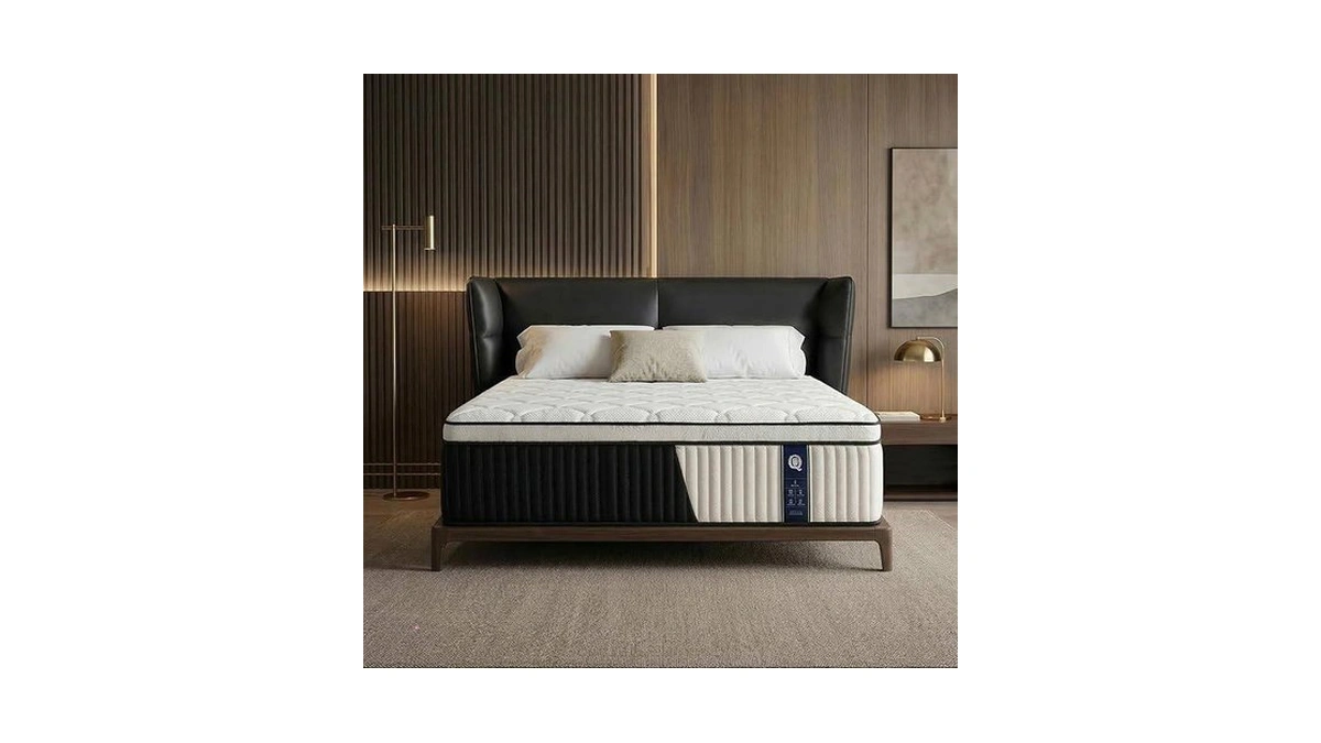 Zosemuc Queen Hybrid Mattress, 14 Inch Medium Firm Mattress With