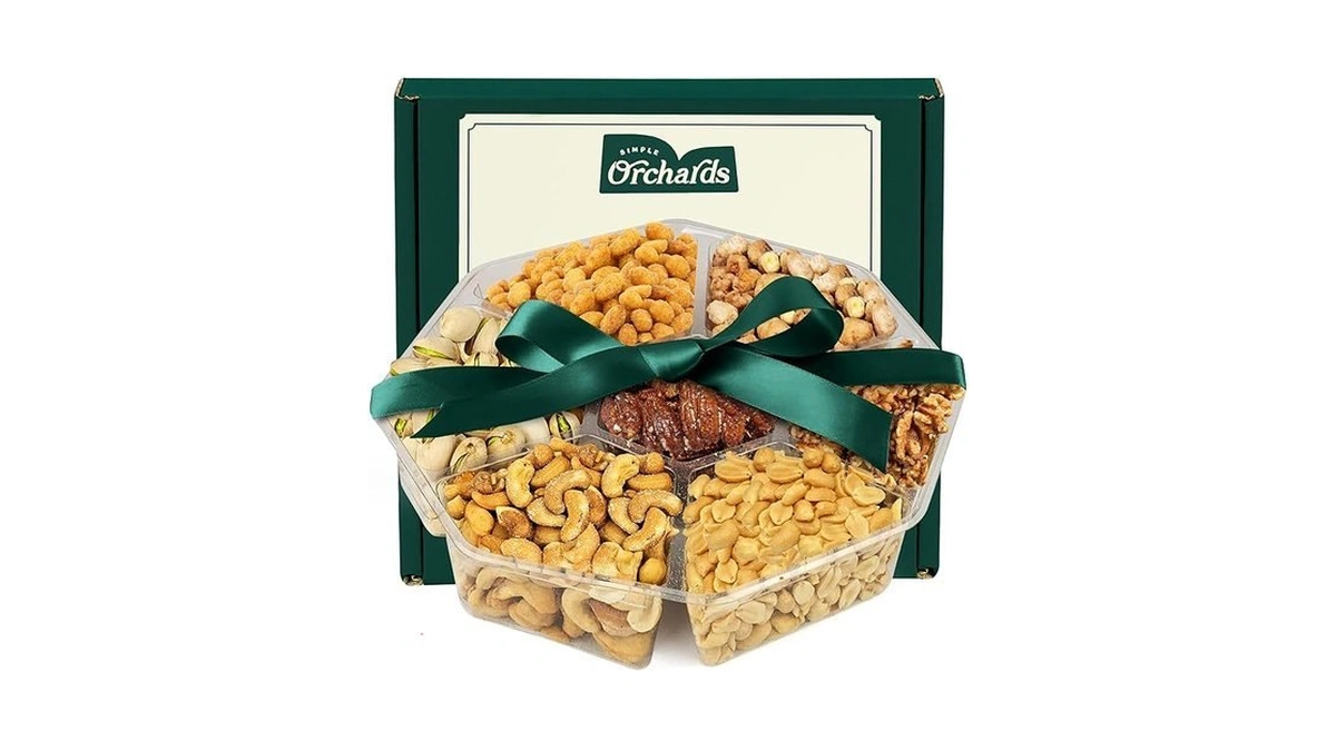 Fathers Day Nuts Gift Basket - Gourmet Food Gift Basket