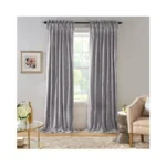 Elrene Home Fashions Korena Tie-top Crushed Velvet Window Curtain Panel,