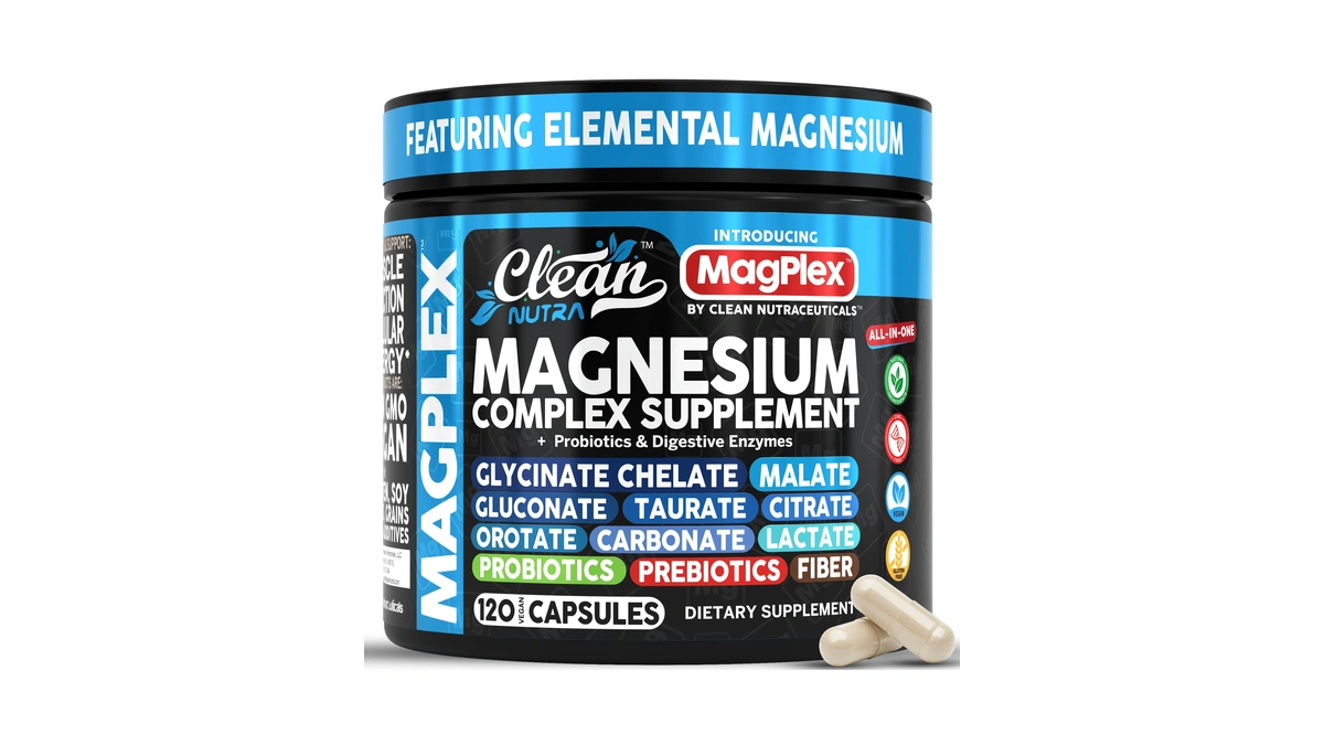 8in1 Magnesium Supplement Complex | Magnesium Glycinate Citrate Malate Gluconate