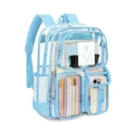 Attmu Clear Backpack For Stadium Events, Heavy Duty Pvc Transparent