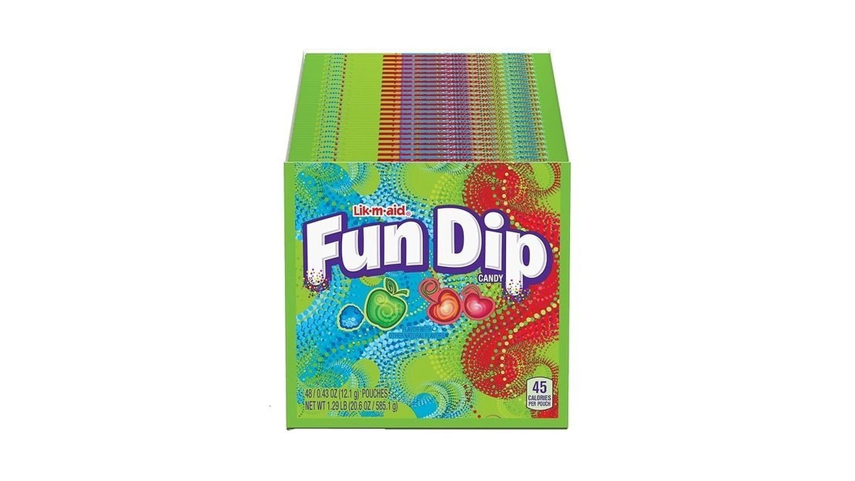 Wonka Fun Dip, Assorted Flavor Party Pack, 0.43 Ounce Packets