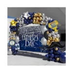 Fathers Day Decorations,141pcs Fathers Day Balloon Garland Arch Kit With