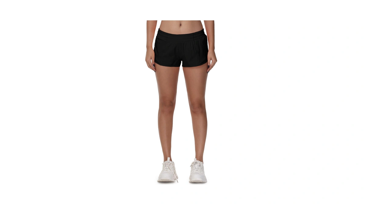 Mcedar Women's Running Shorts Low Waisted 2.5"，lightweight Active Workout Quick