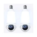 Jcmnete Light Bulb Security Camera, Smart Ai Cam 2k Hd