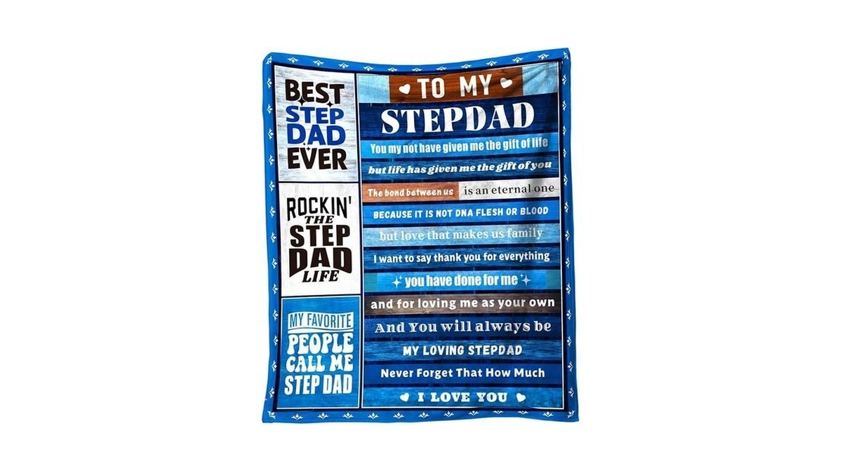 To My Step Dad 50x60 Soft Throw Blanket 310 Grams
