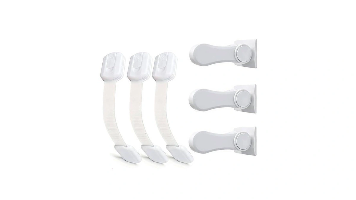 Lacuewa Child Proof Cabinet Locks,cabinet Locks Baby Proofing 6 Pack(3