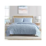 Caribbean Joe Twin Outlined Shell 2-piece Quilt Set, Coastal Beach