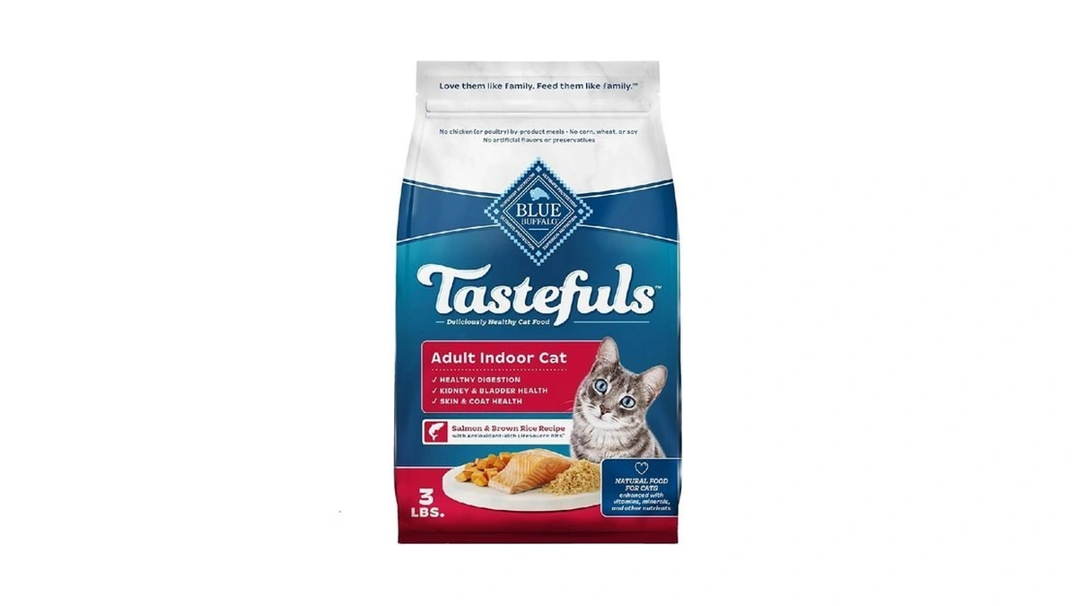 Blue Buffalo Tastefuls Natural Dry Food For Adult Indoor Cats,