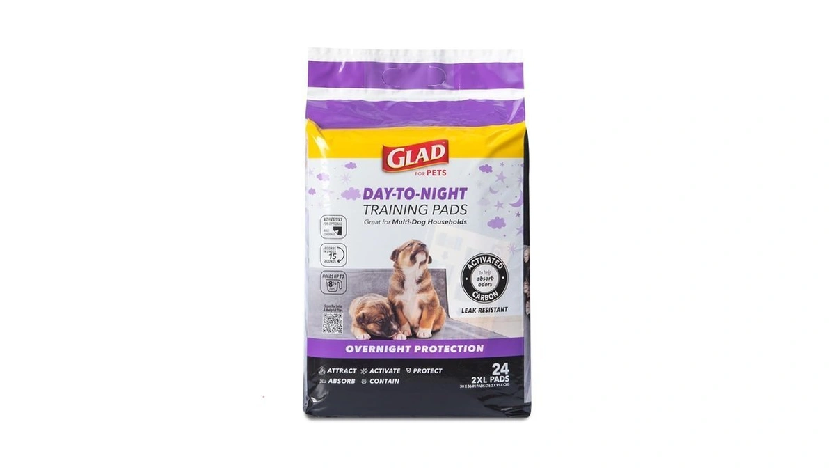Glad For Pets Day To Night Activated Carbon Puppy Training