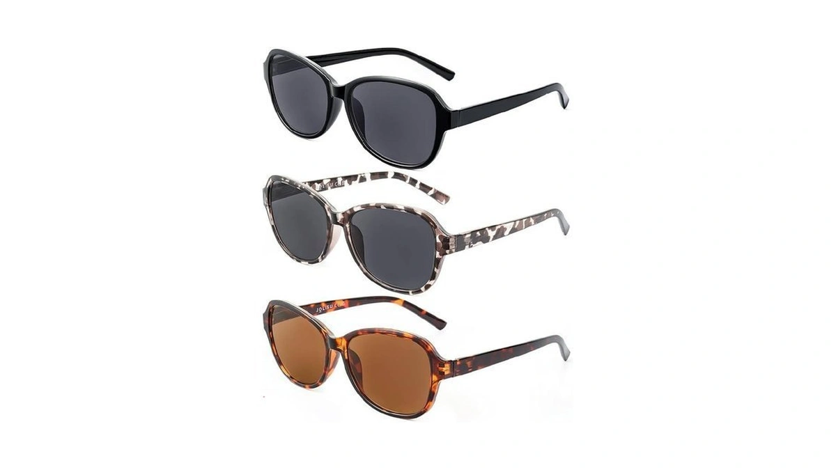 Jolisu 3 Pack Reading Sunglasses For Women, Sun Readers Glasses