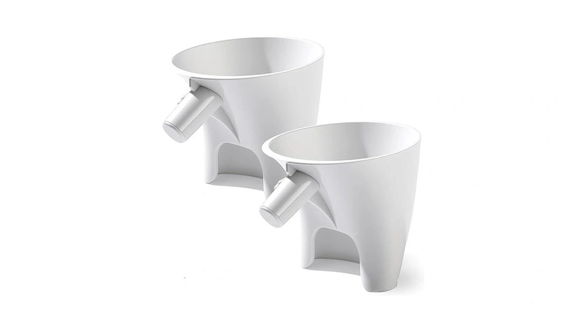 2 Pcs Flour Funnel For Kitchen Aid Mixer, For Kitchen