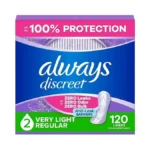 Always Discreet Incontinence Panty Liners For Bladder Leaks, Size 2,