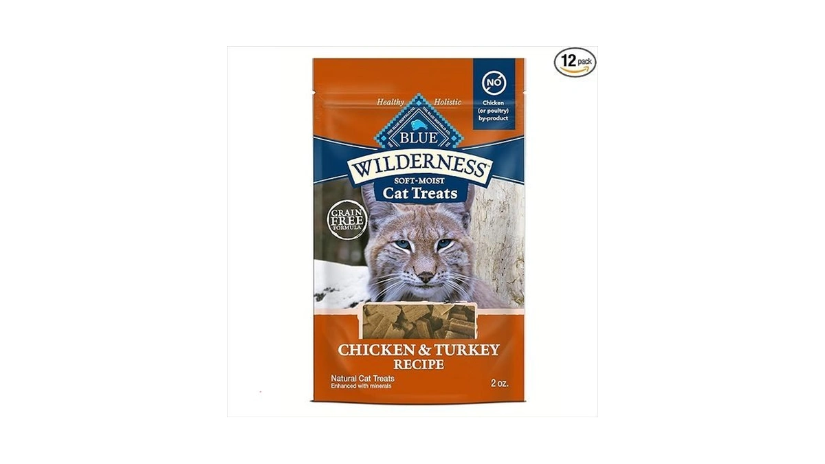 Blue Buffalo Wilderness Soft Cat Treats, Grain-free And Protein-rich, Great
