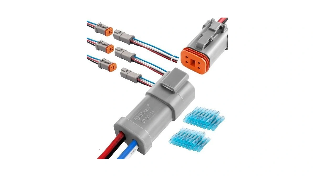 Jrready St9028 4pin 4sets Deutsch Connector Kit-dt Connector With 16awg