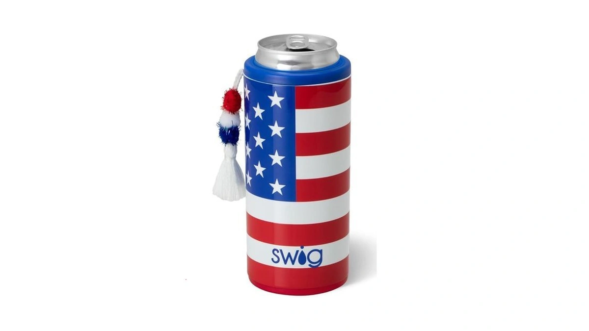 Swig Life Skinny Can Cooler, 12oz Insulated Slim Can Holder,