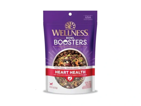 Wellness Bowl Boosters Heart Health Dog Food Topper With Freeze