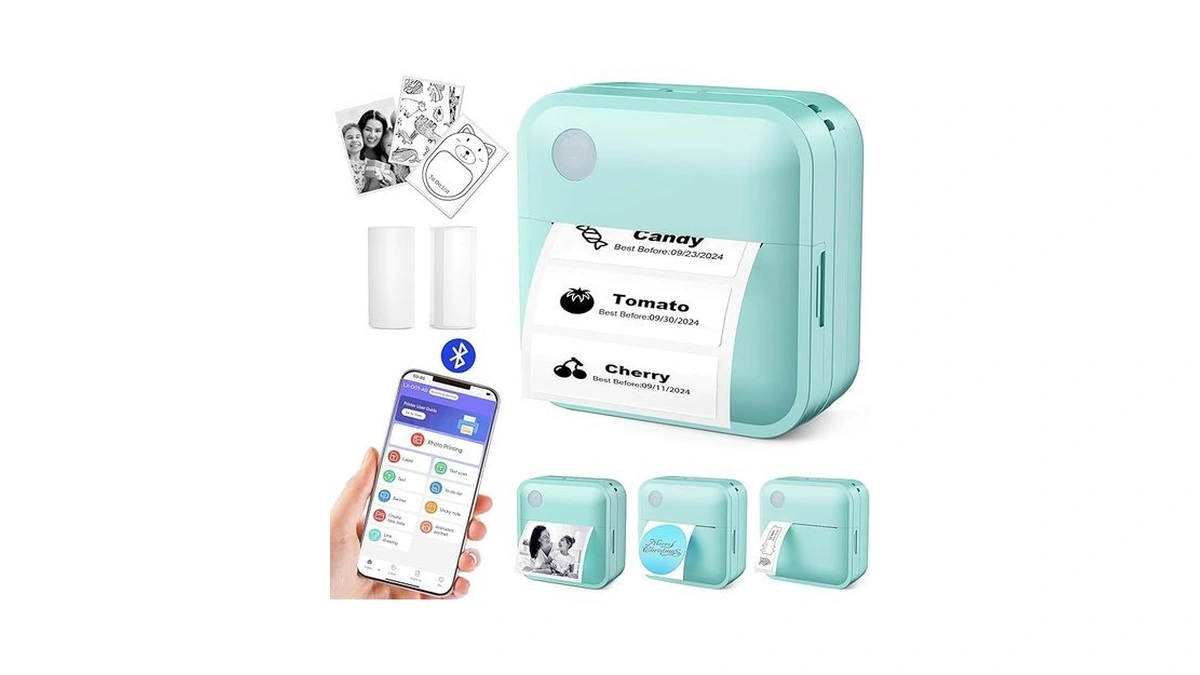 Doobuli Label Maker Machine With Tape - Thermal Label Printer
