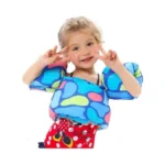 Double Couple Toddler Swim Vest With Sleeves Cartoon Adjustable Strap
